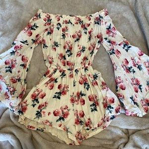 Off the shoulder romper